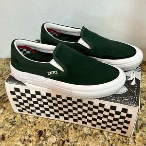 Women’s Vans Dark Green Suede